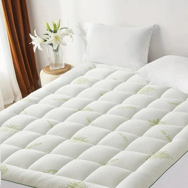 Mattress Topper for Back Pain | Cooling, Extra Thick, Soft Quilted Cover  Dream Tech Sleep