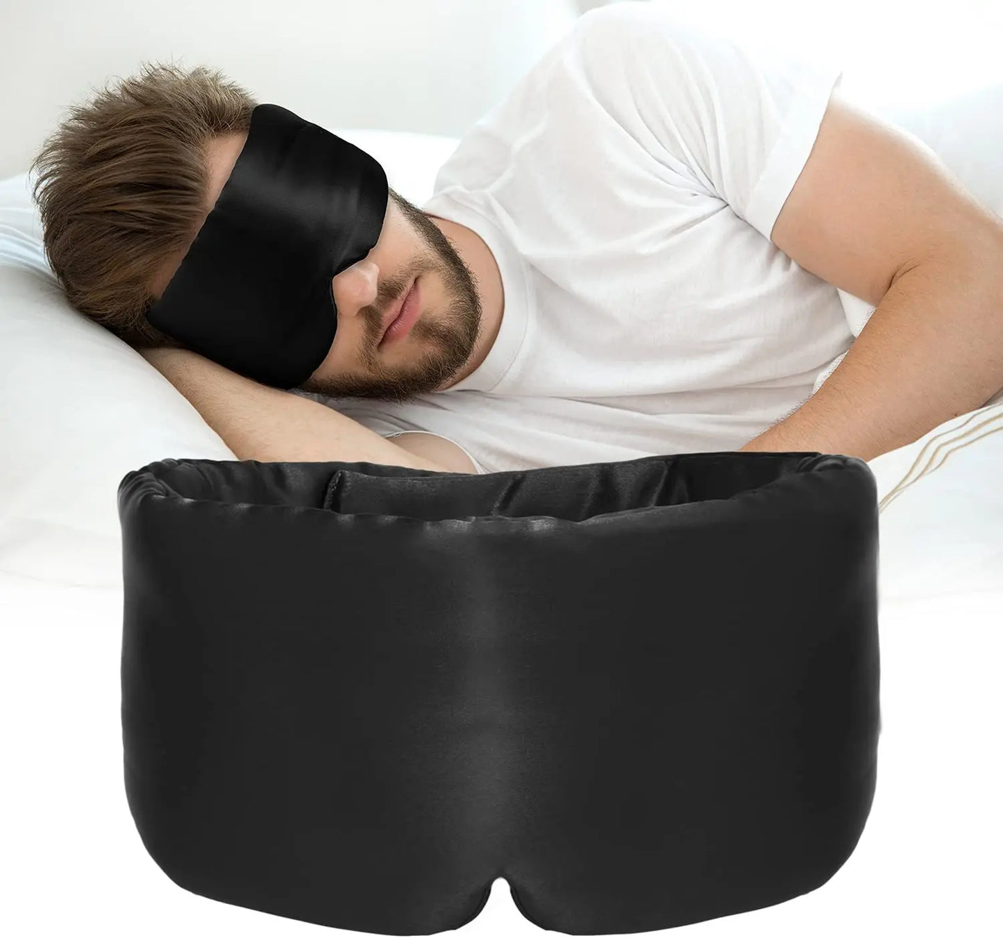 Silk Sleep Mask – Ultra-Soft, Light-Blocking Eye Mask for Better Sleep