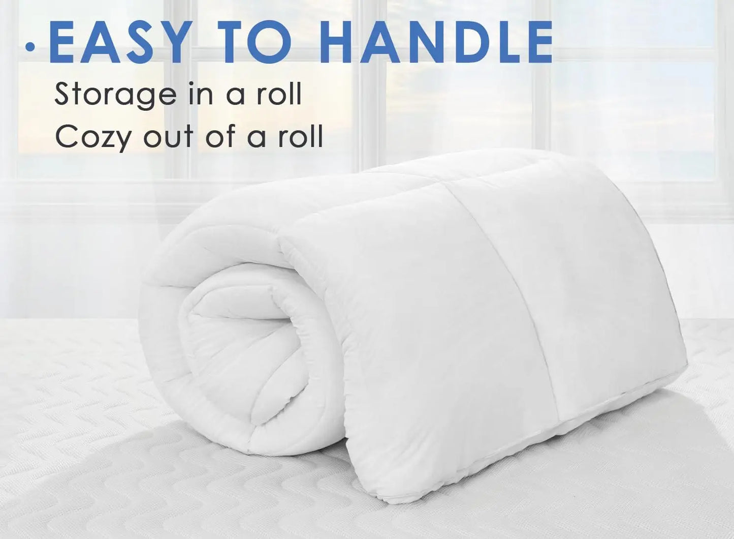 Cooling Pillow Top Mattress Topper