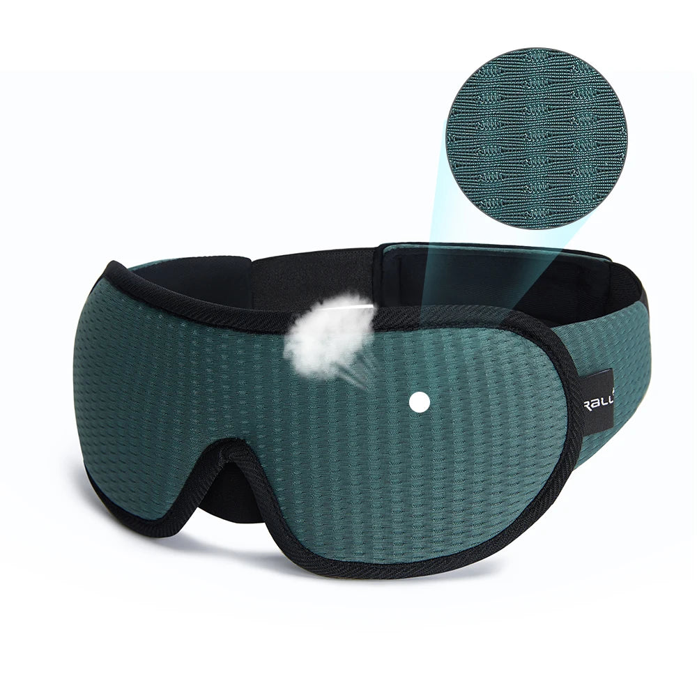 3D Sleeping Mask Block Out Light Soft Padded Sleep Mask For Eyes Slaapmasker Eye Shade Blindfold Sleeping Aid Face Mask Eyepatch  My Store