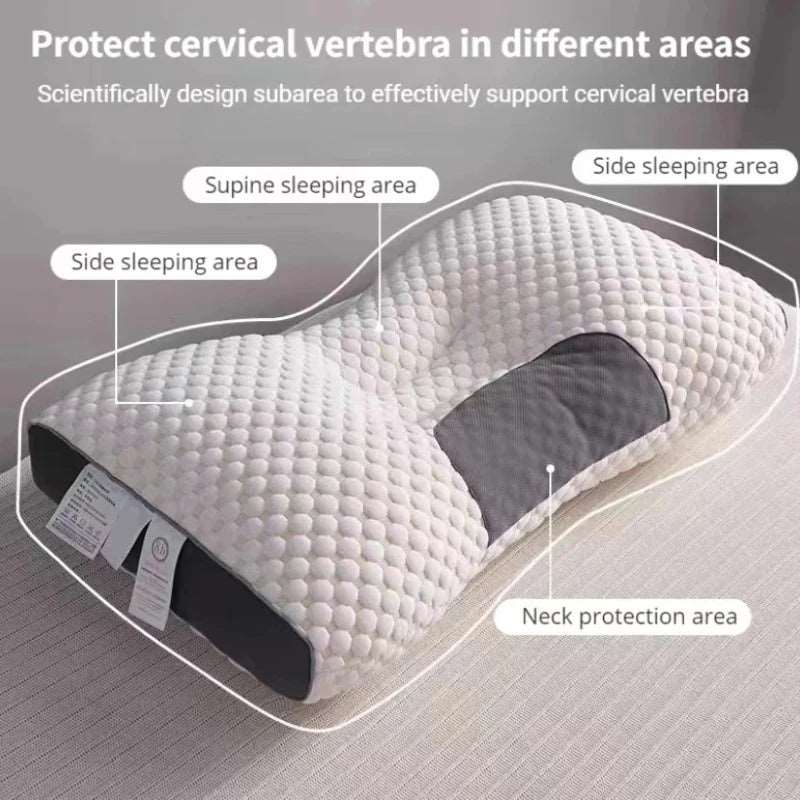Cervical Orthopedic Neck Pillow Soybean Fiber Massage Pillow Core  Dream Tech Sleep