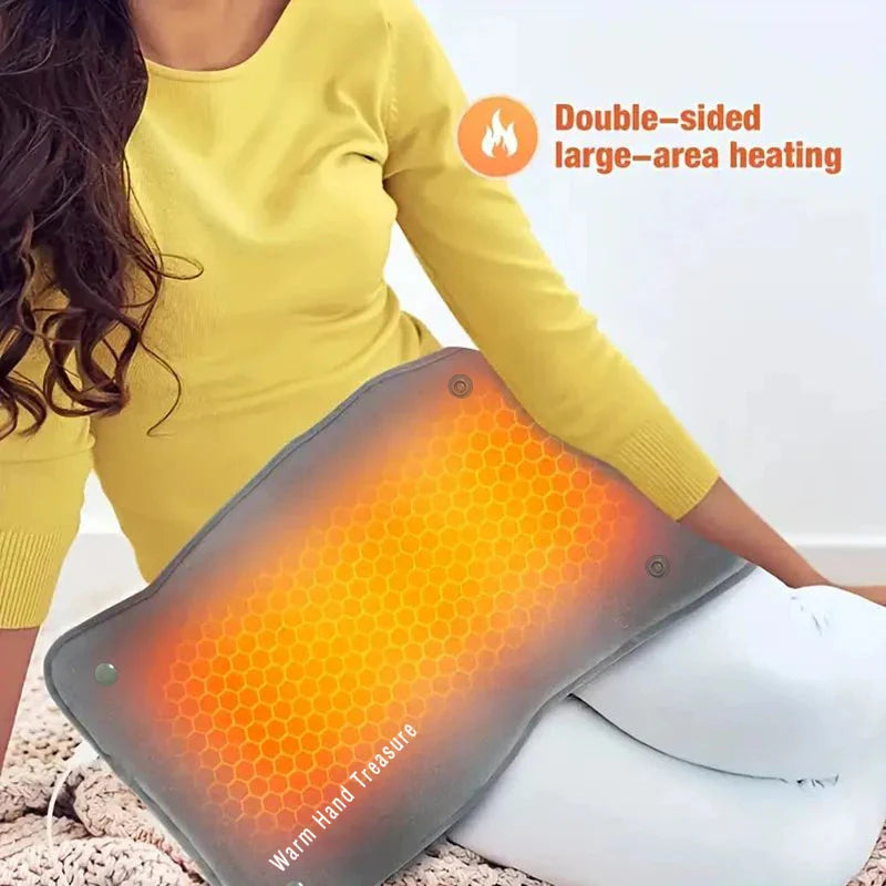 New Graphene Quick Heating Warming Pad with Adjustable Temperature and Timing USB Power Supply Office and Home Warming Handbags  Dream Tech Sleep