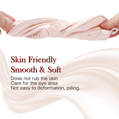Imitated Silk Eye Mask | Breathable, Soft Comfort for Sleep & Travel  Dream Tech Sleep