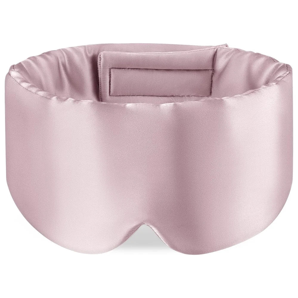 100% Mulberry Silk Sleeping Mask Eyepatch Blocking Light Eyemask Soft Padded Travel Sleeping Aid for Sleep Patch Slaapmasker  My Store