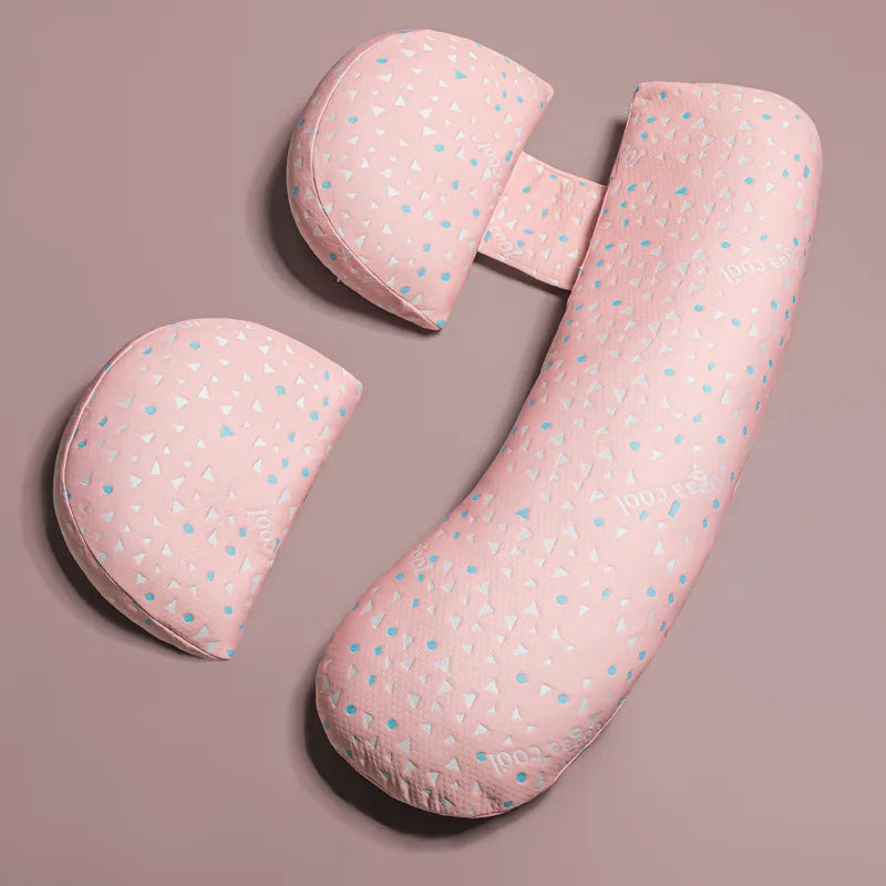 Soft U-Shaped Pregnancy Pillow | Lumbar Support & Side Sleeper Cushion  Dream Tech Sleep