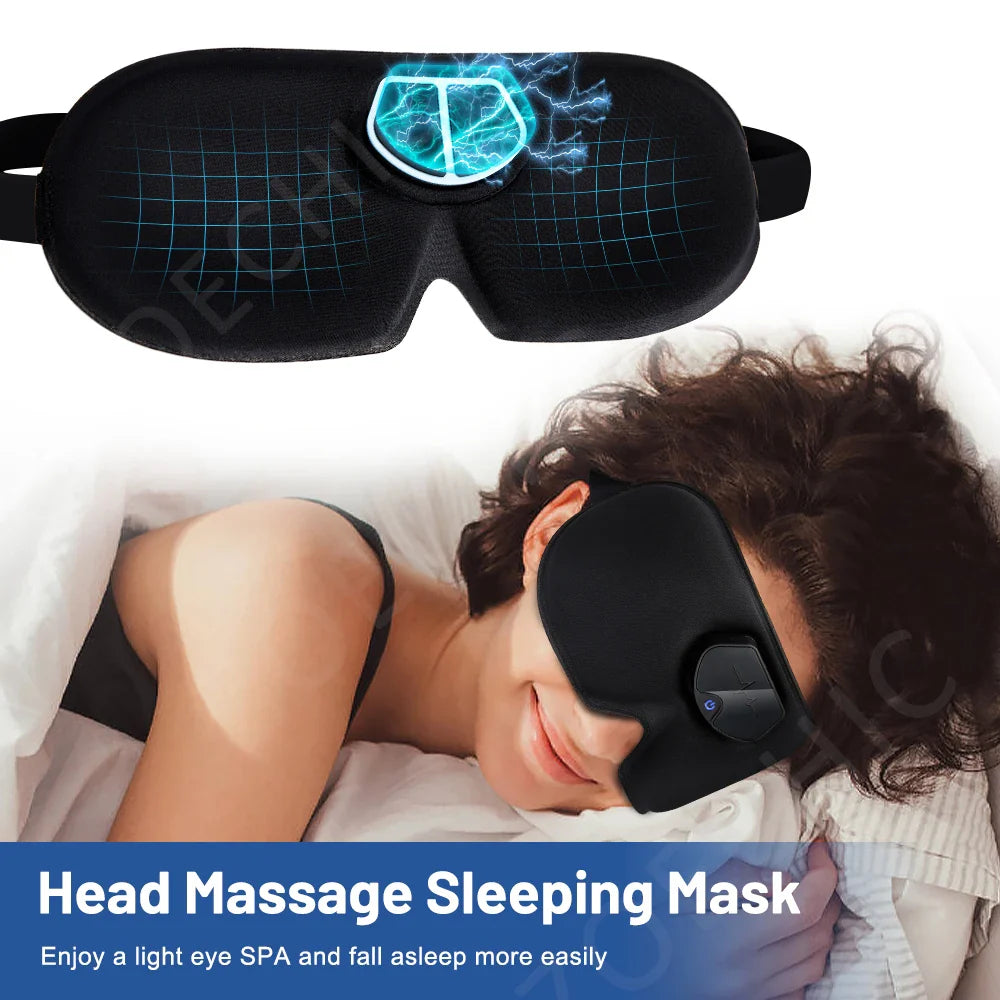 Smart EMS Head Massager & Sleep Mask - Migraine Relief & Sleep Aid Device  Dream Tech Sleep