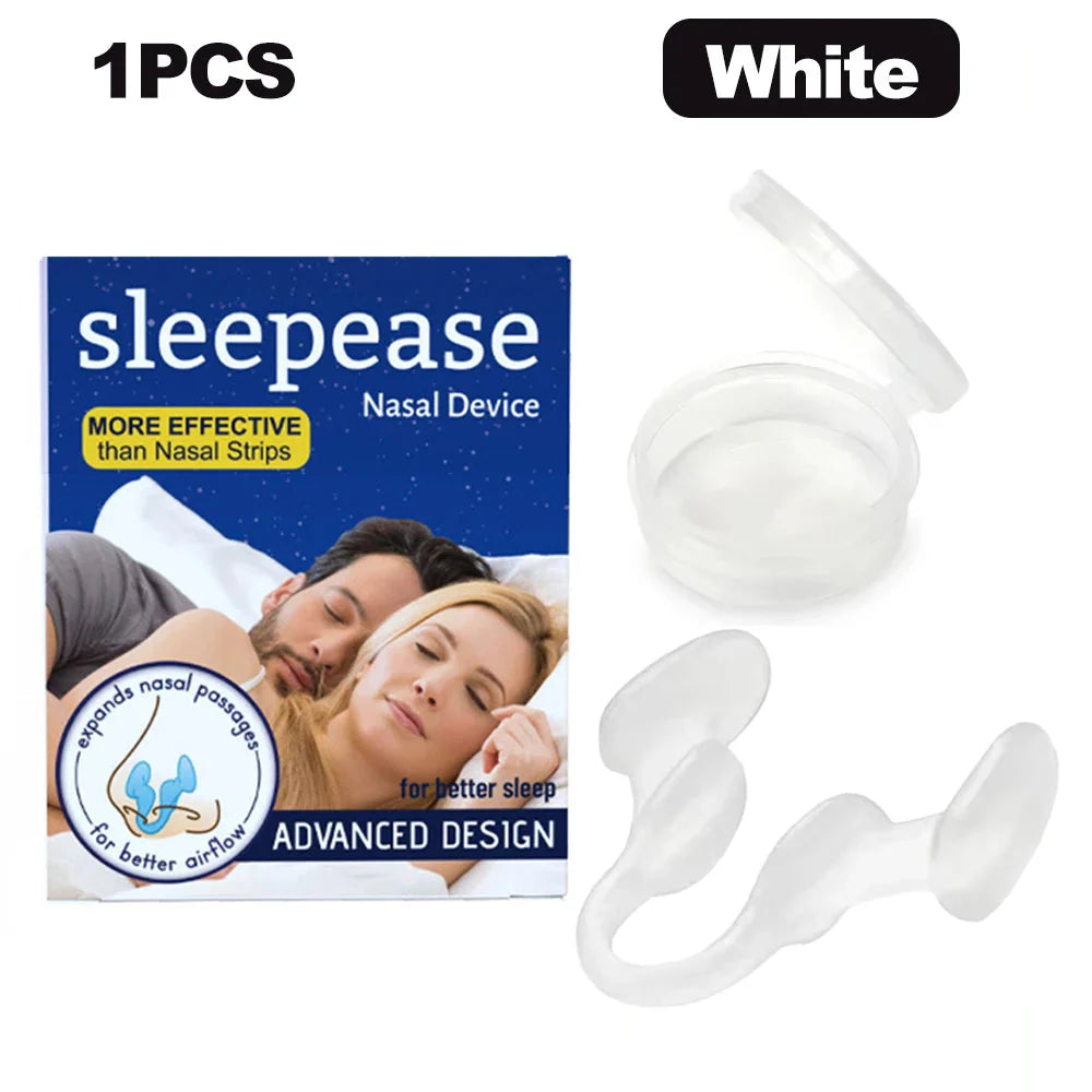 1~2Pcs Silicone Nose Clip Anti Snoring Nasal Dilator Stop Snore Aid Easy Breathe Improve Sleeping Rhinitis  Dream Tech Sleep