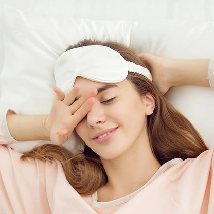 Imitated Silk Eye Mask | Breathable, Soft Comfort for Sleep & Travel  Dream Tech Sleep