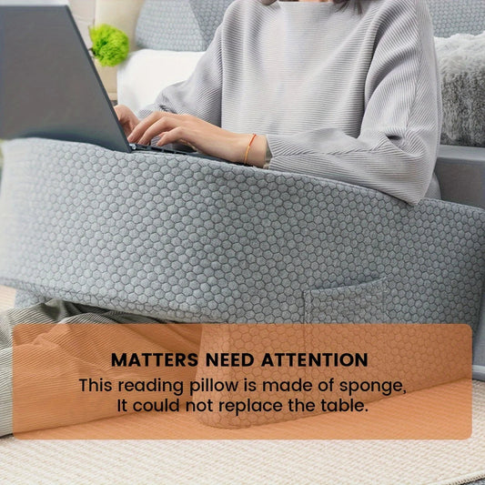 gaming armrest pillow, memory foam reading pillow, oversized support cushion, removable washable cover,,long session support,  My Store