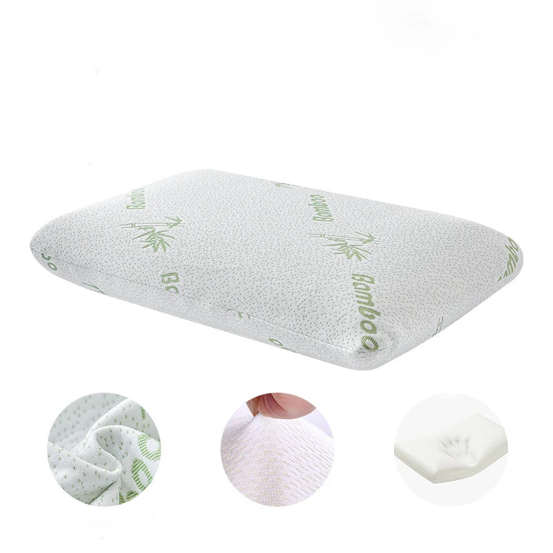 Bamboo Fiber Memory Foam Pillow – Slow Rebound Cervical