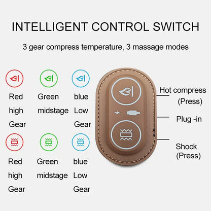 Heated Waist Support Pillow with Electric Massage & Pain Relief  Dream Tech Sleep