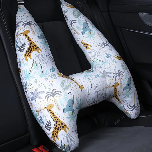 Adorable Kids Animal Travel Pillow for Comfy Journeys  Dream Tech Sleep