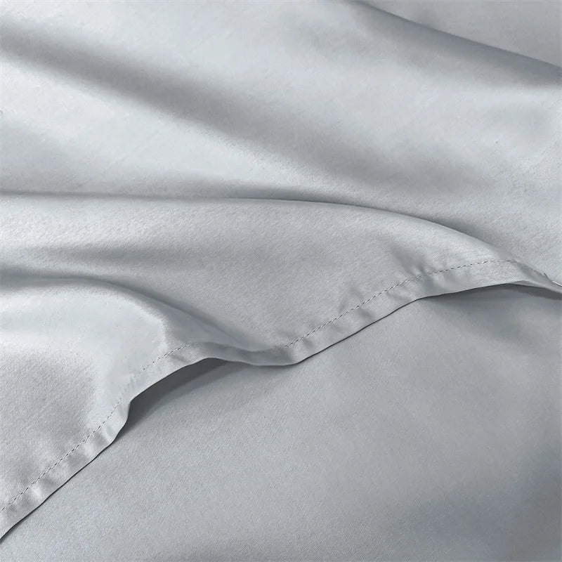 Organic Bamboo Bedding Set | Luxury Cooling Fitted & Flat Sheets, Silky Soft Pillowcase  Dream Tech Sleep