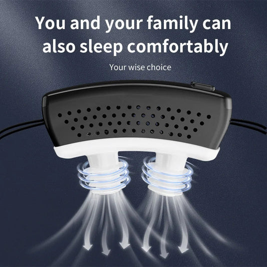 EMS Pulse Stop Snore Portable Comfortable Sleep Well Stop Snore Health Care Sleep Apnea Aid USB Smart Anti Snoring Device  Dream Tech Sleep