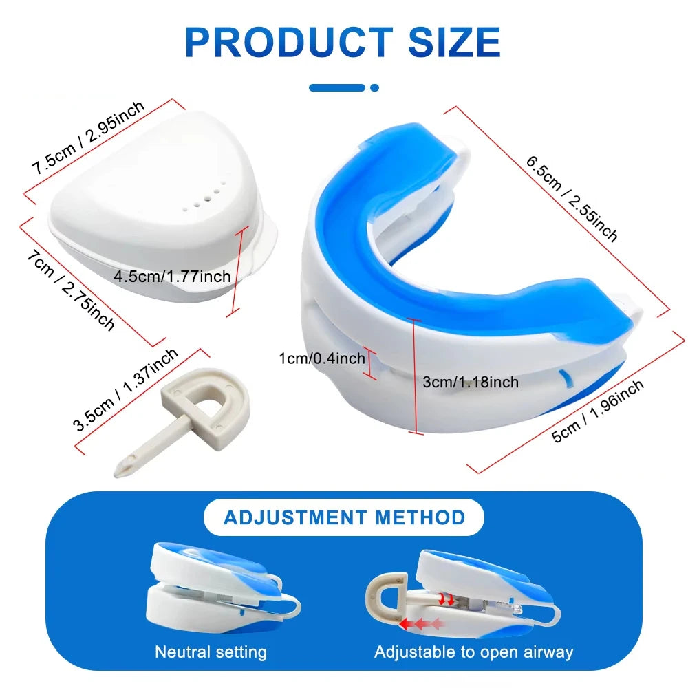 Anti-Snoring Mouthpiece – Adjustable Night Mouth Guard for Snoring  My Store