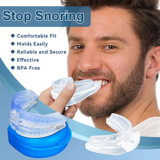 Anti Snoring Bruxism Mouth Guard Improve Sleeping Teeth Bruxism Sleep Aid Anti-Snore and Apnea Device To Stop Snoring  Dream Tech Sleep