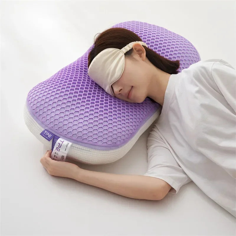 Gel protecting cervical vertebra pectin sleeping pillow Home sleeping non-pressure bone pillow high-end pillow core  Dream Tech Sleep