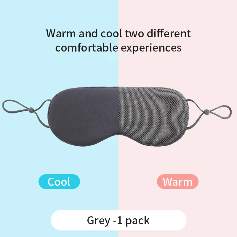 Korean Style Ice Silk Sleep Mask Warm & Cool