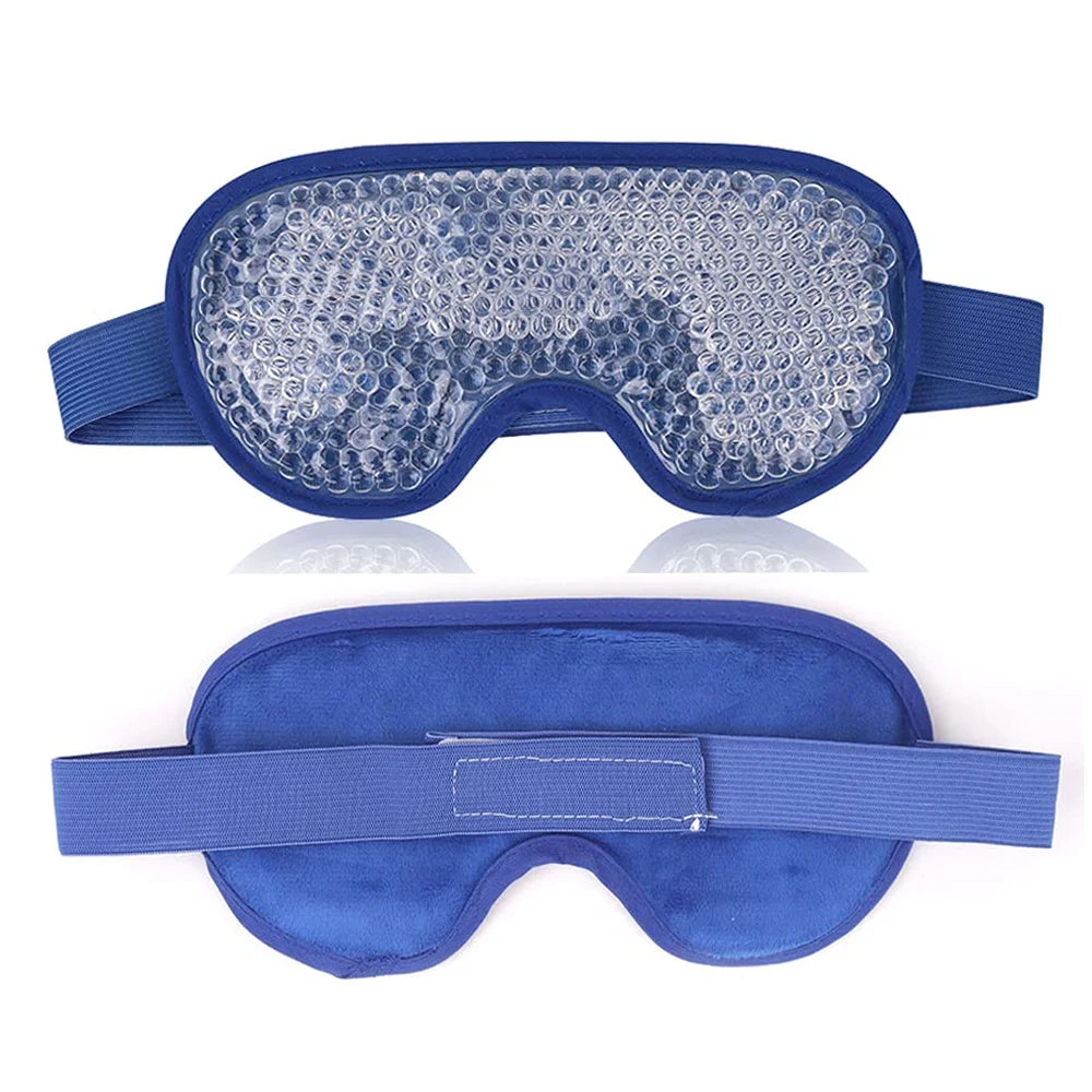 PVC Eye Mask Cooling Eye Mask Hot Cold Compress Gel Beads Eye Mask for Puffy Eyes Dark Circles Reduce Eyes Dry Sleep Eyes Mask  My Store