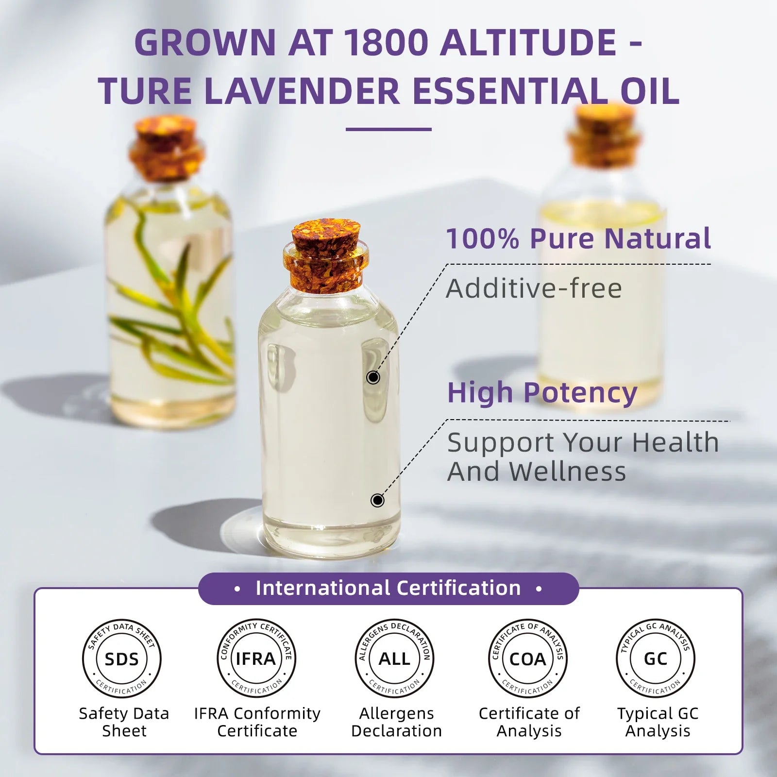 Lavender Essential Oils, 100% Pure for Aromatherapy  Dream Tech Sleep