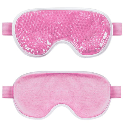 PVC Eye Mask Cooling Eye Mask Hot Cold Compress Gel Beads Eye Mask for Puffy Eyes Dark Circles Reduce Eyes Dry Sleep Eyes Mask  My Store