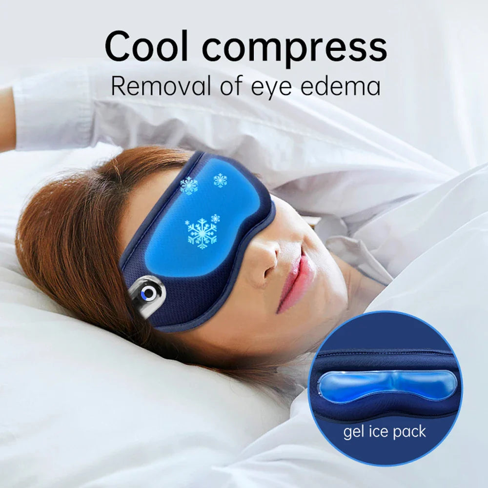 Wireless Smart 3D Eye Massager with Cooling & Heat  Dream Tech Sleep