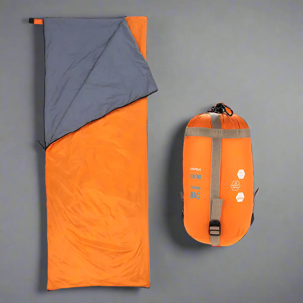 LIXADA 190*75cm Envelope Sleeping Bag Adult Camping Outdoor Mini Walking beach Sleeping Bags Ultralight Travel Bag Spring Autumn  Dream Tech Sleep