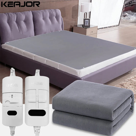 Electric Heated Blanket with Automatic Thermostat - 220V Body Warmer  Dream Tech Sleep