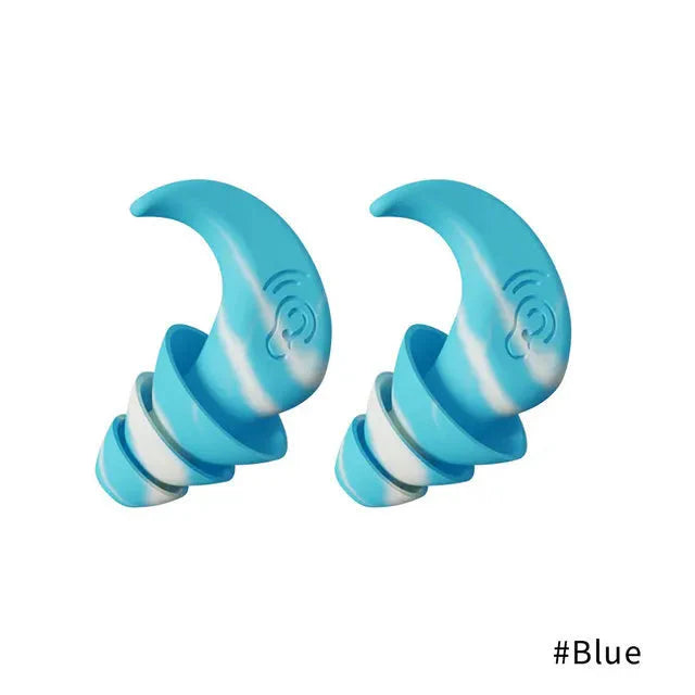 Anti Noise Silicone Earplug Sleep Noise Reduction Ear Plug Canceling Soundproof Ear Plugs Waterproof Swimming Soft Ear Protector  Dream Tech Sleep