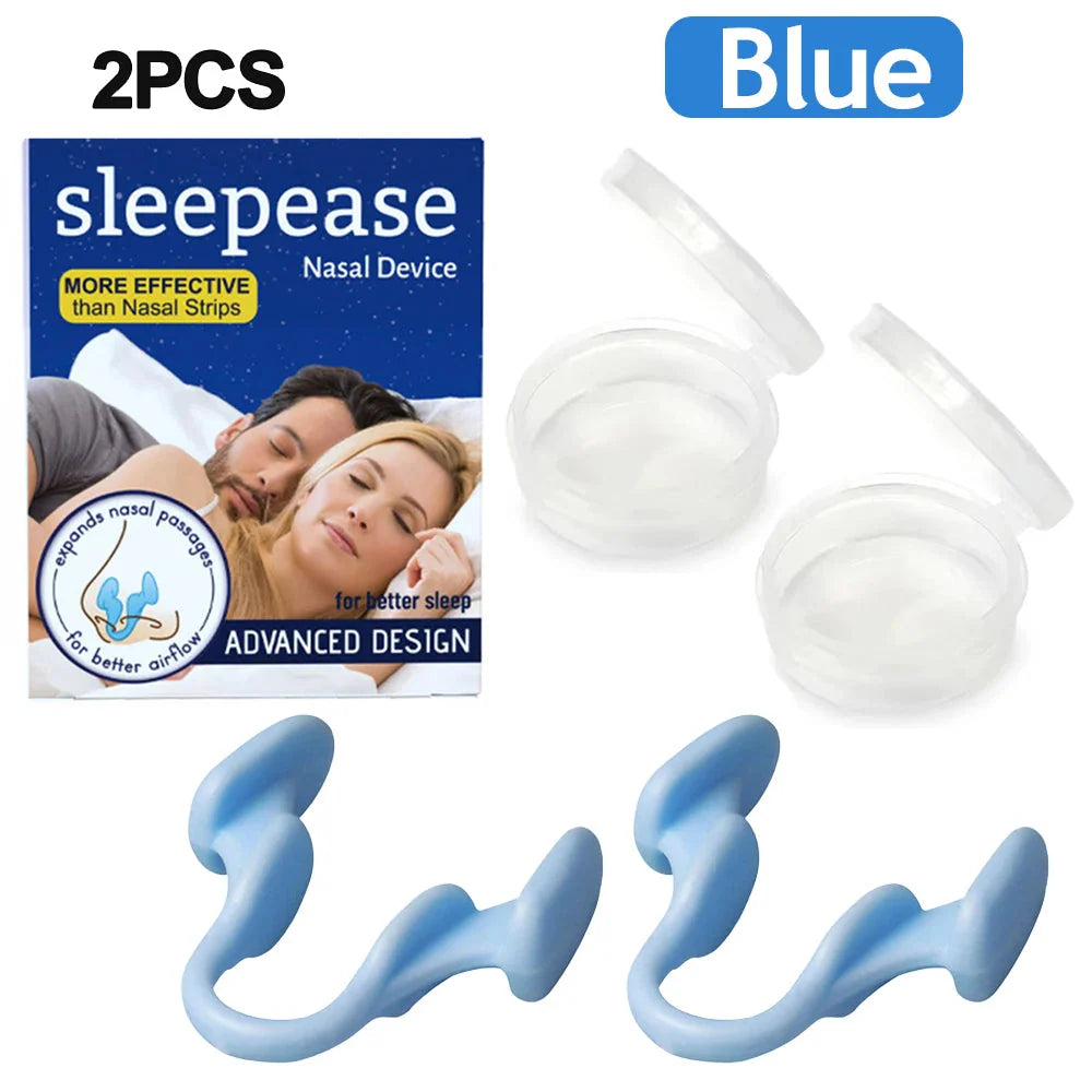 1~2Pcs Silicone Nose Clip Anti Snoring Nasal Dilator Stop Snore Aid Easy Breathe Improve Sleeping Rhinitis  Dream Tech Sleep