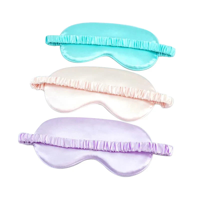 Imitated Silk Eye Mask | Breathable, Soft Comfort for Sleep & Travel  Dream Tech Sleep