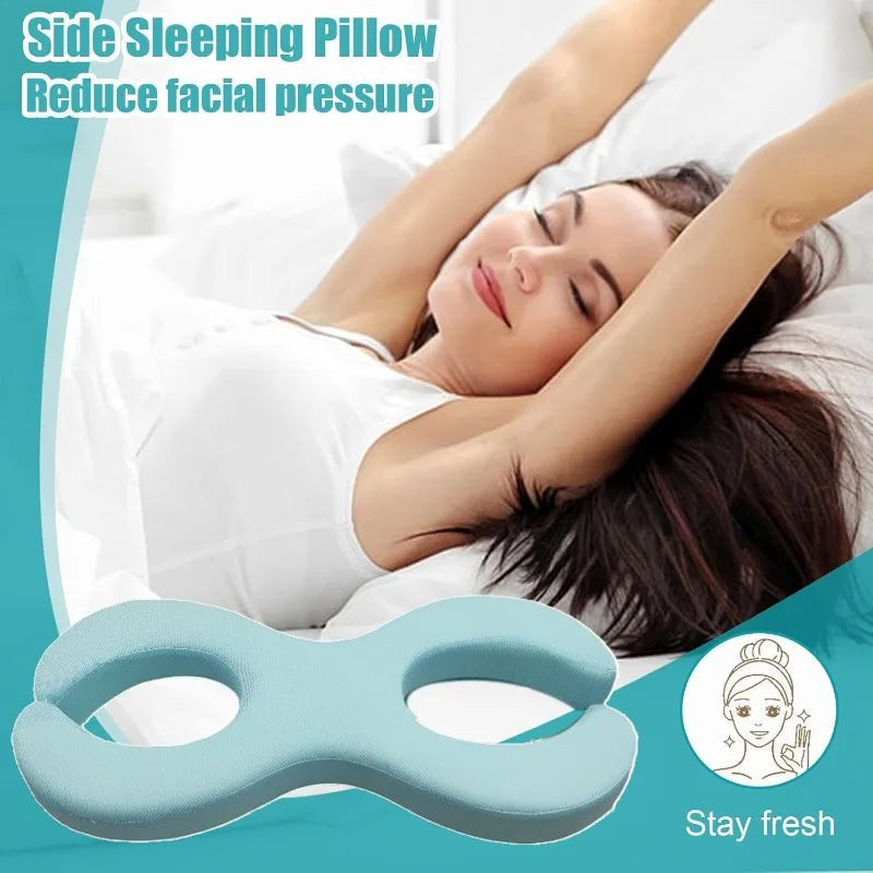 New Side Pillow Without Pressing Face, Anti-wrinkle Anti-neck Lines Sleep Pillow Deep Sleep Soft Sleep Pillow  Dream Tech Sleep