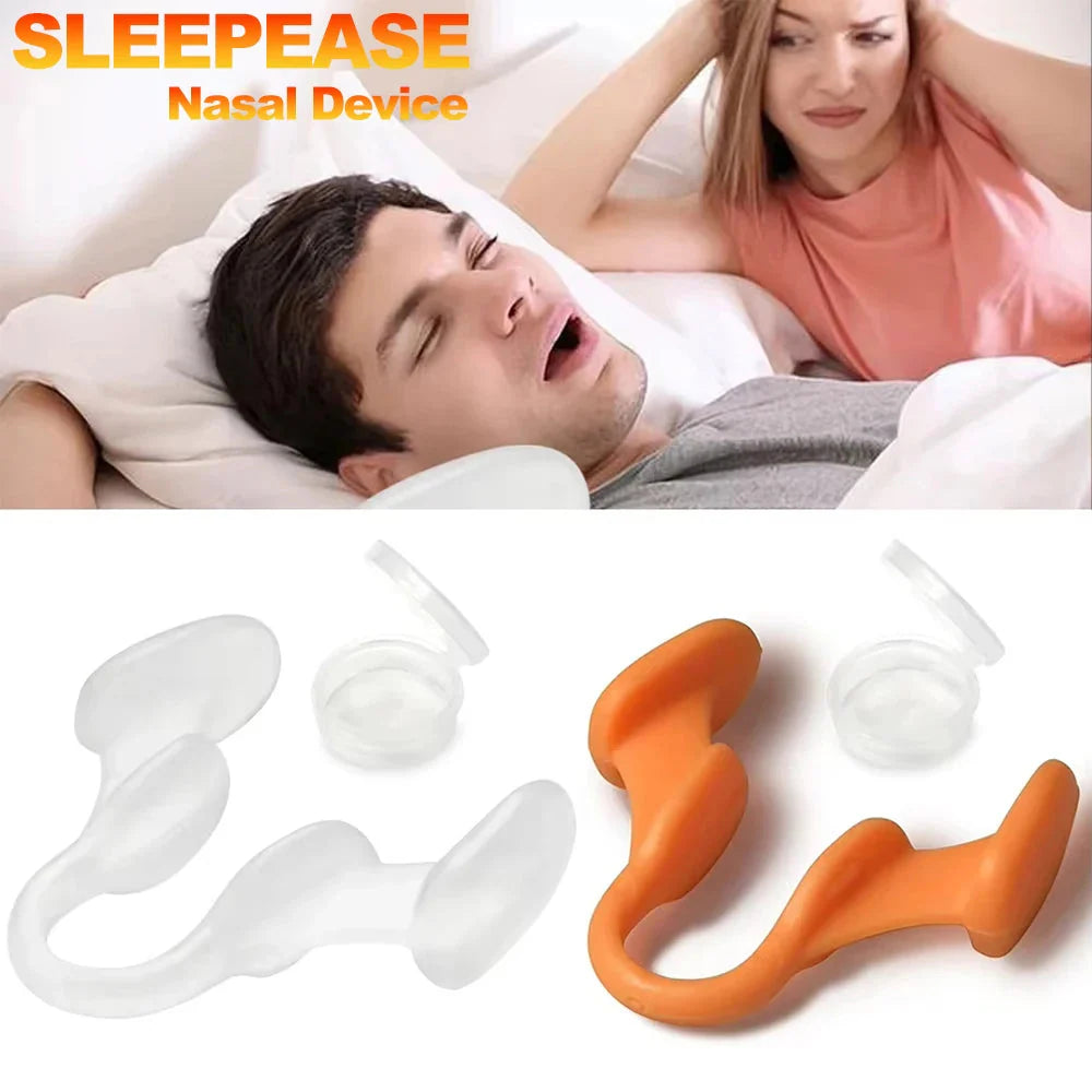 1~2Pcs Silicone Nose Clip Anti Snoring Nasal Dilator Stop Snore Aid Easy Breathe Improve Sleeping Rhinitis  Dream Tech Sleep