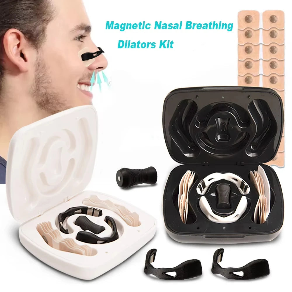 Magnetic Nasal Breathing Dilators Kit Nasal Dilator Boost Oxygen Intake Breathing Nose Strips Breathing Nose Clip Nasal Strips  My Store