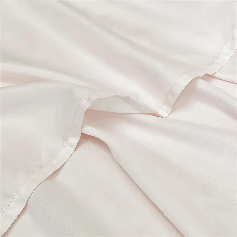 Organic Bamboo Bedding Set | Luxury Cooling Fitted & Flat Sheets, Silky Soft Pillowcase  Dream Tech Sleep