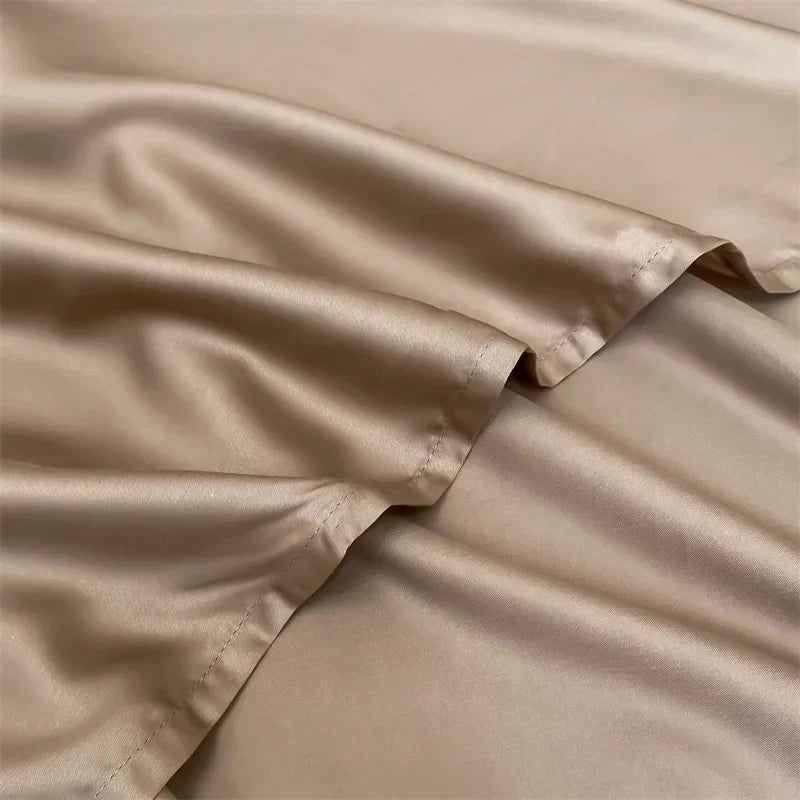Organic Bamboo Bedding Set | Luxury Cooling Fitted & Flat Sheets, Silky Soft Pillowcase  Dream Tech Sleep