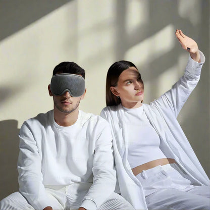 3D Sleep Eye Mask - 100% Blackout Adjustable Eye Cover for Sleep Aid  Dream Tech Sleep