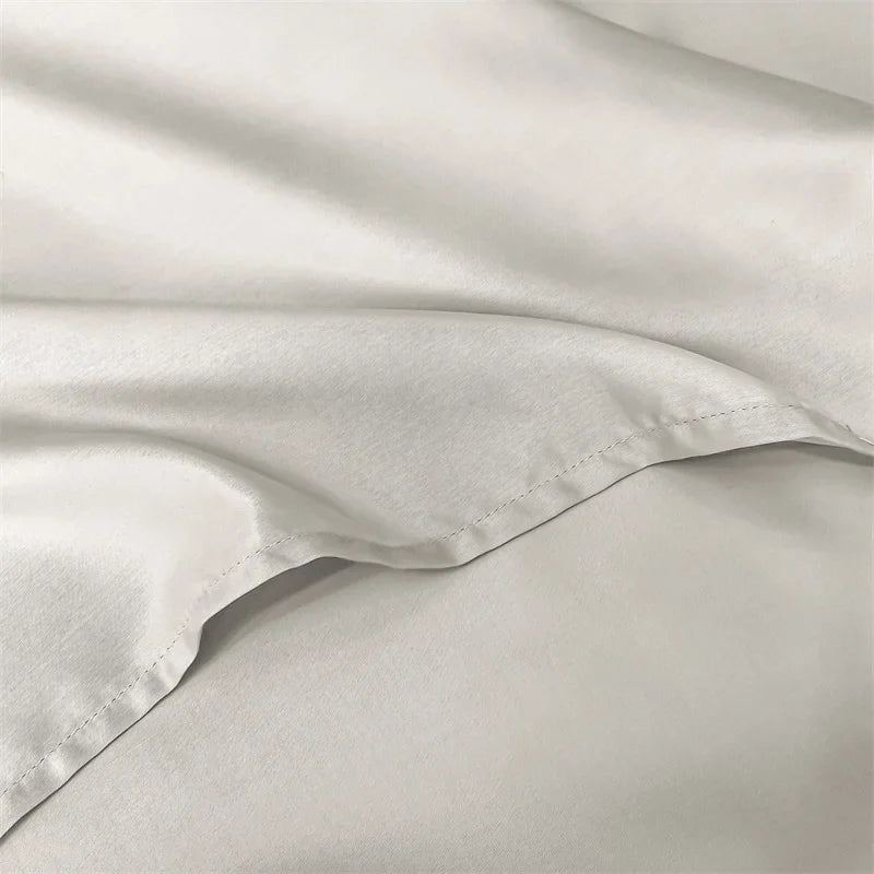 Organic Bamboo Bedding Set | Luxury Cooling Fitted & Flat Sheets, Silky Soft Pillowcase  Dream Tech Sleep