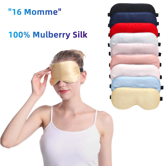 Silk Eye Mask | Breathable, Soft Comfort for Sleep & Travel  Dream Tech Sleep