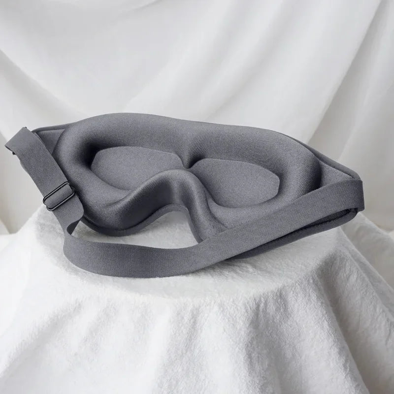 3D Sleep Mask Blindfold Sleeping Aid Eye Mask Soft Memory Foam Face Mask Eyeshade 99% Blockout Light Slaapmasker Eye Cover Patch  My Store