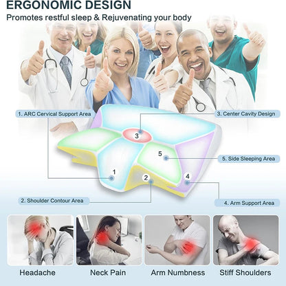 Memory Foam Cervical Pillow – Orthopedic Neck Support Pillow  My Store