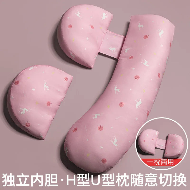 Soft U-Shaped Pregnancy Pillow | Lumbar Support & Side Sleeper Cushion  Dream Tech Sleep