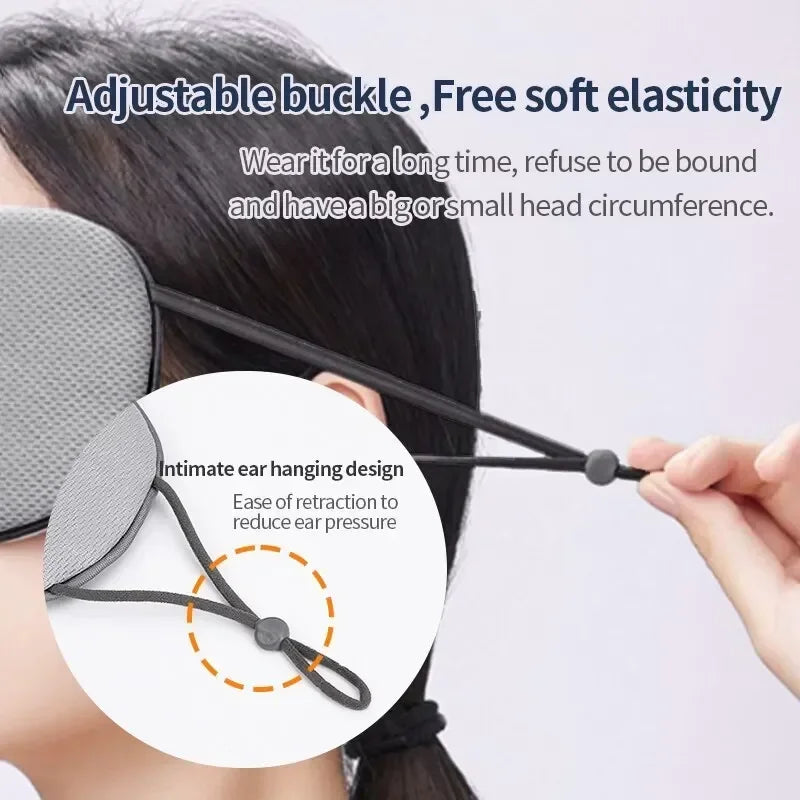 Silk Cotton Padded Eye Mask | Full Cover Light Block, Warm & Cold  Dream Tech Sleep