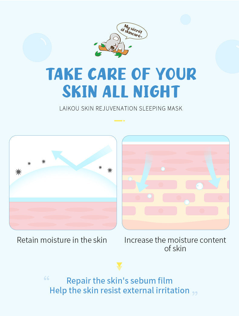 Clean Sleep Facial Mask Sheet  Dream Tech Sleep