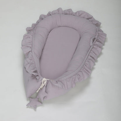 Lace Cotton Baby Bionic Bed - Portable Newborn Crib  Dream Tech Sleep