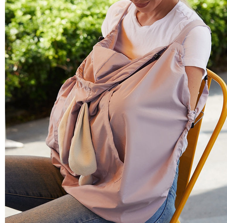 Baby Carrier Cover Hooded Stretchy Cloak Multifunctional Baby Cartoon Cloak Wrap Sling Windproof Newborn Stroller Blanket Cover  My Store