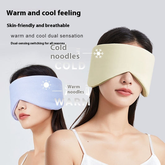 Warm And Cool Double Feeling Space Capsule Eye Mask Special For Sleep Office Travel Nap  My Store