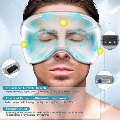 White Noise Bluetooth Sleep Eye Mask  Dream Tech Sleep