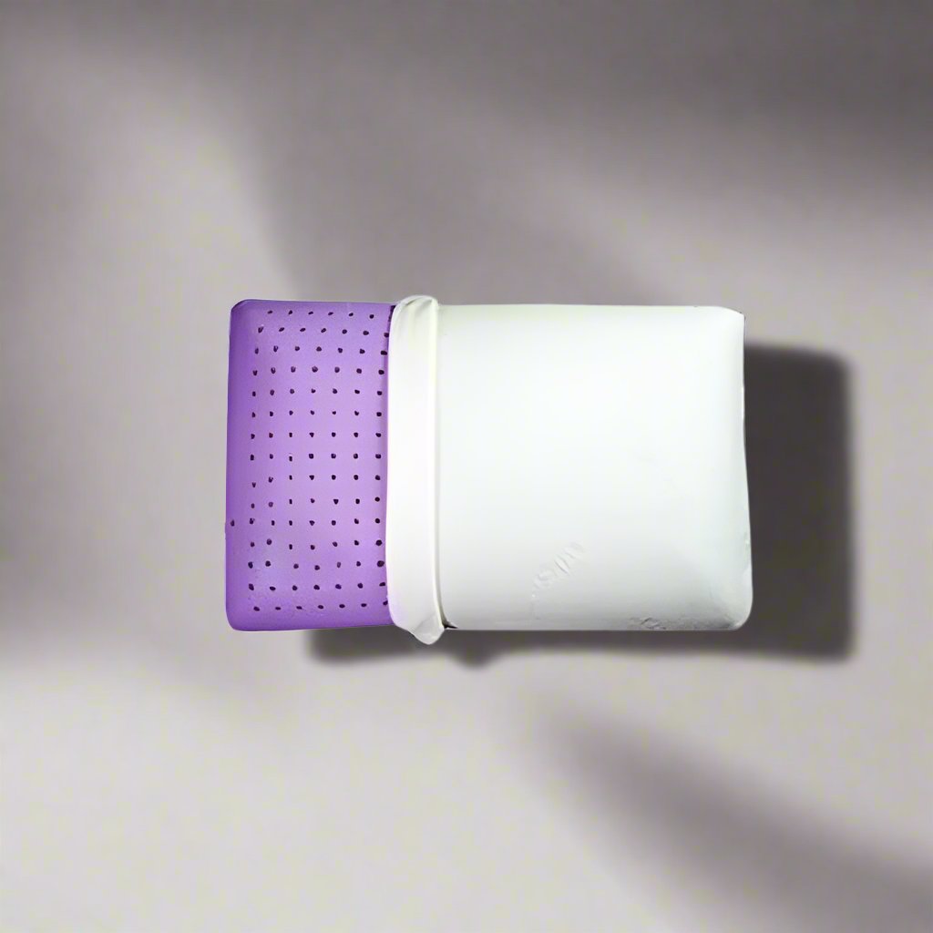Lavender Memory Foam Breathable Ventilation Pillow for Sleep Comfort  Dream Tech Sleep