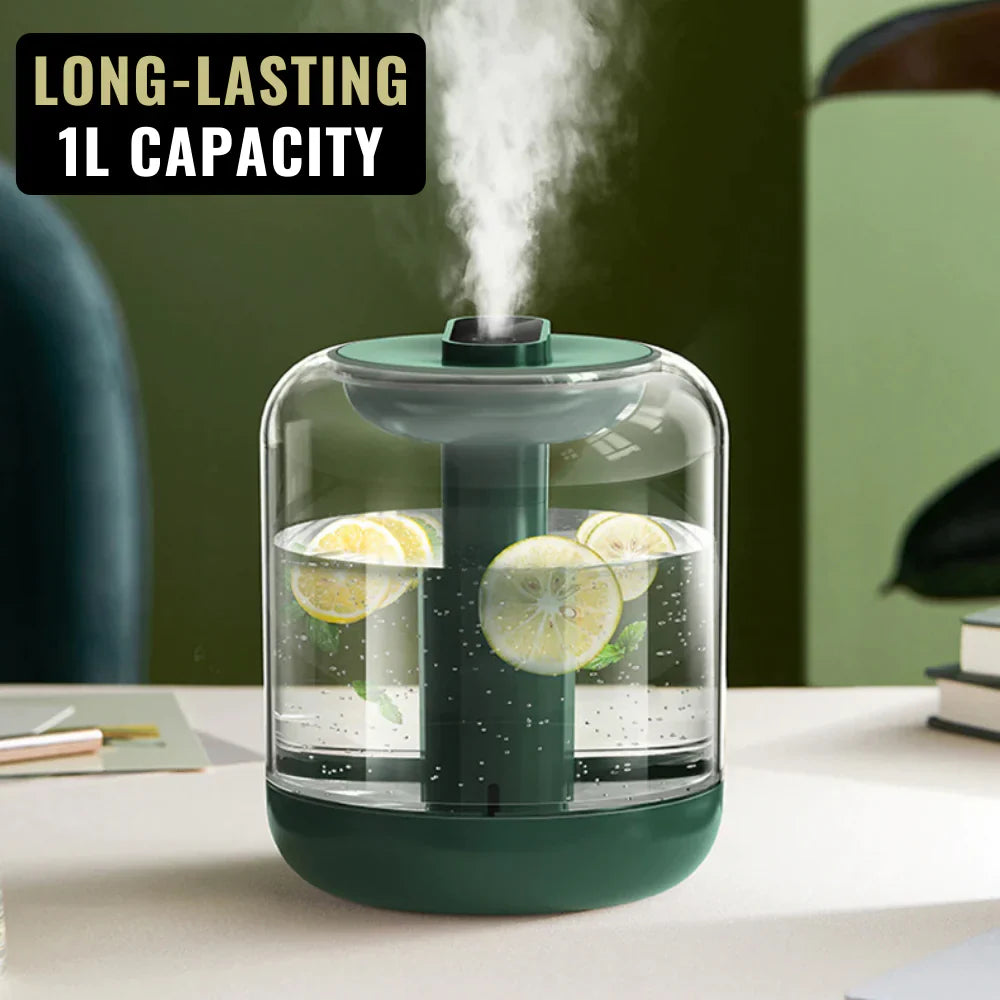 Revolutionary Fresh-Fruit Humidifier & Diffuser - Dual Function Aroma  Dream Tech Sleep